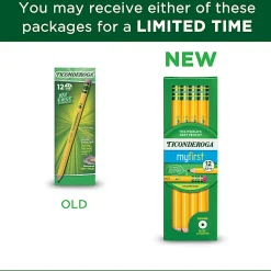 My First Ticonderoga Pencil, Sharpened, Box Of 12