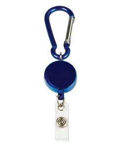 MyID Carabiner Card Reel, 1 1/4", Blue