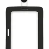 MyID Rubberized Cardholder, 4 7/8" x 3 3/8", Black