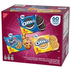 Nabisco Cookie Variety Pack, 44.8 Oz, Box Of 60 Packs