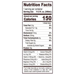 National Brand FAIRLIFE High Protein Chocolate Nutrition Shakes, 11.5 Oz, Pack Of 12 Shakes