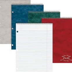 National® Brand Porta-Desk Notebook, 8 1/2" x 11 1/2", 1 Subject, College Ruled, 80 Sheets