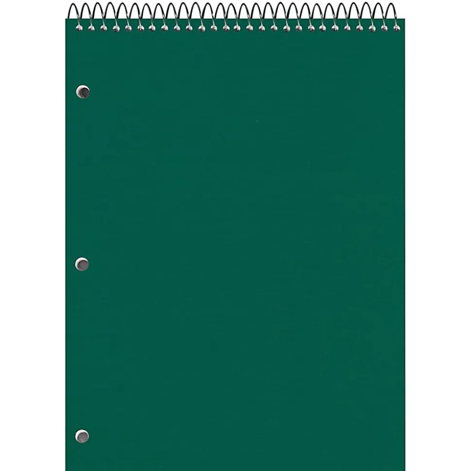 National® Brand Porta-Desk Notebook, 8 1/2" x 11 1/2", 1 Subject, College Ruled, 80 Sheets