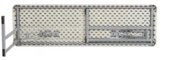 National Public Seating BT Series Folding Table, 29-1/2”H x 18”W x 60”D, Gray/Speckled Gray