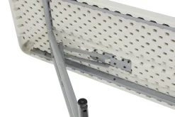 National Public Seating BT Series Folding Table, 29-1/2”H x 18”W x 60”D, Gray/Speckled Gray
