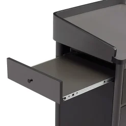 National Public Seating Oklahoma Sound Greystone Lectern With Sound, 45-1/2”H x 23-1/2”W x 19-1/4”D, Charcoal