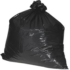 Nature Saver 75% Recycled Heavy-Duty Trash Liners, 1.65mil, 45 Gallons, 40