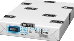 NCR Paper Xero/Form II Carbonless Bond Paper, 10 Reams, Pink/Canary/White, Letter (8.5" x 11"), 1670 Sheets Per Case, 22 Lb
