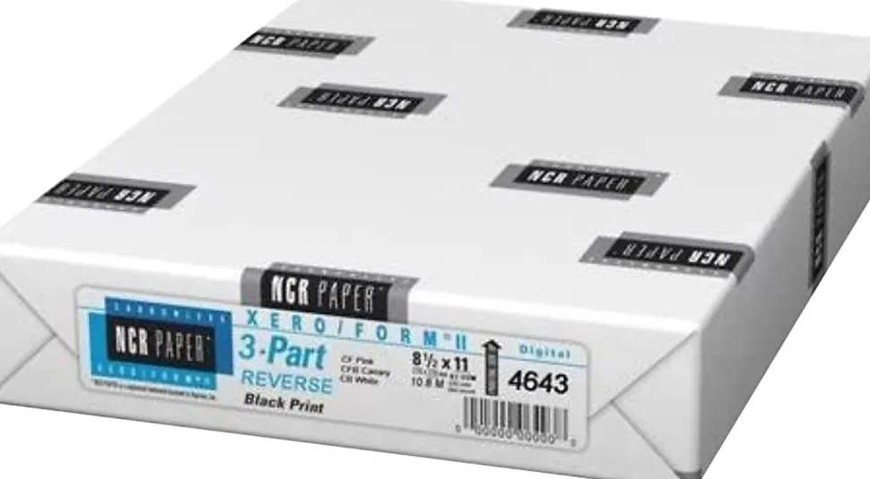 NCR Paper Xero/Form II Carbonless Bond Paper, 10 Reams, Pink/Canary/White, Letter (8.5" x 11"), 1670 Sheets Per Case, 22 Lb