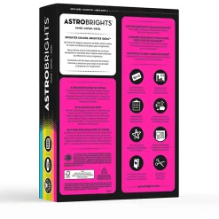 Neenah® Astrobrights® Bright Color Copy Paper, 1 Ream, Bright Assortment, Letter (8.5