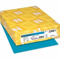 Neenah® Astrobrights® Bright Color Copy Paper, 1 Ream, Celestial Blue, Letter (8.5