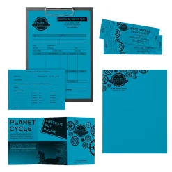 Neenah® Astrobrights® Bright Color Copy Paper, 1 Ream, Celestial Blue, Letter (8.5