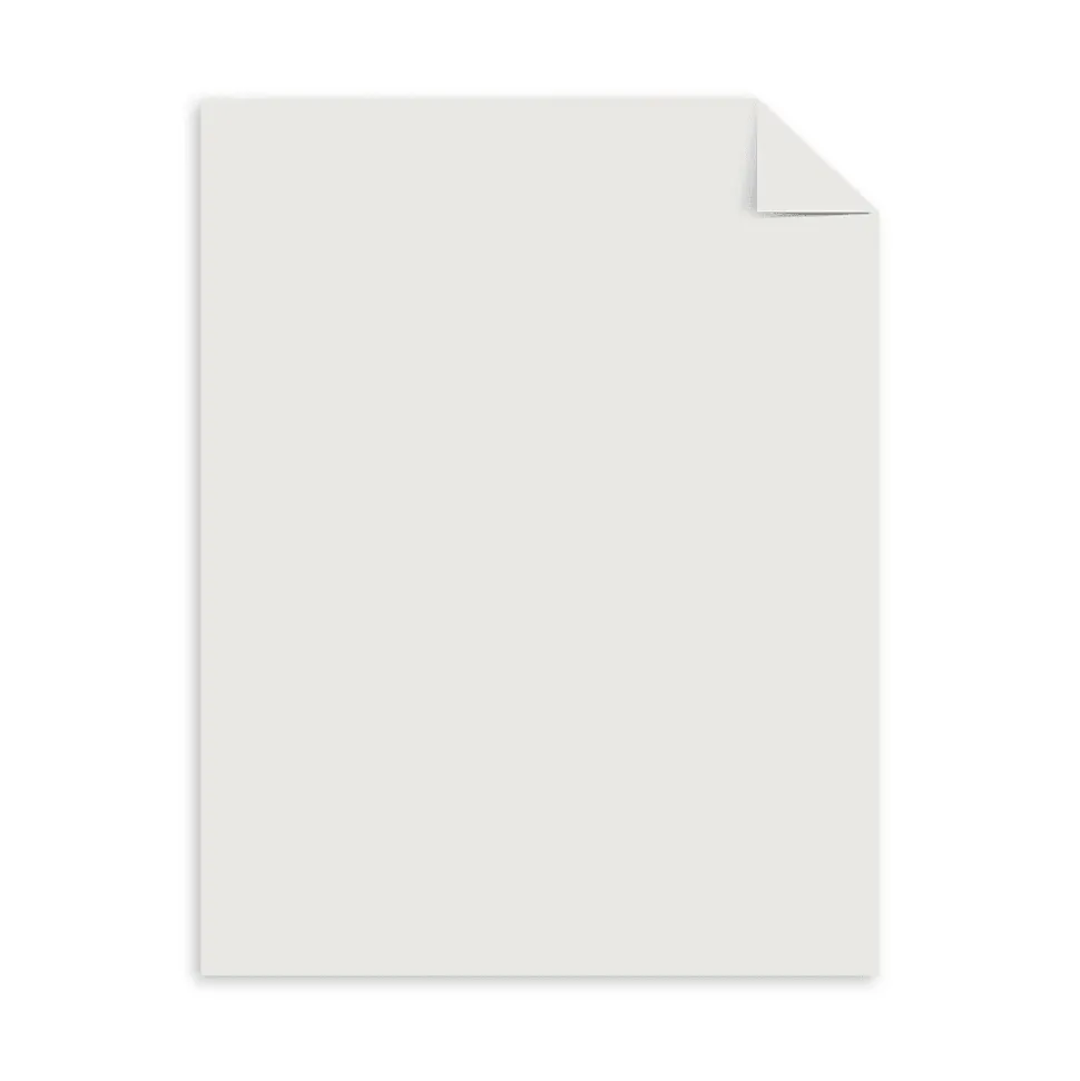 Neenah®Exact® Index Card Stock, 110 Lb., 8 1/2" x 11", Gray, Pack Of 250 Sheets