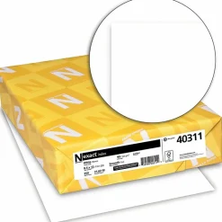 Neenah Exact Inkjet Or Laser #90 Index Paper, 1 Ream, White, Letter Size (8 1/2" x 11"), 250 Sheets/Ream, 2 Reams/Bundle, 110 Lb, 94 Brightness