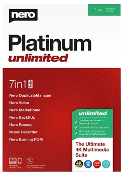 Nero Platinum Unlimited Suite, Disc
