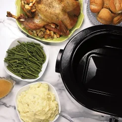 NESCO® 18-Qt 1,450-Watt Portable Slow Cooker With Porcelain Cookwell, White