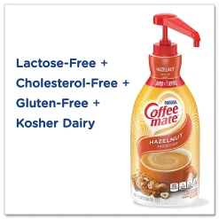 Nestlé® Coffee-mate® Liquid Creamer, Hazelnut Flavor, 50.72 Oz Multiple Serve x 1