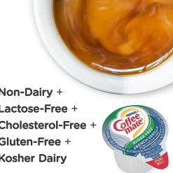 Nestlé® Coffee-mate® Liquid Creamer, Sugar-Free French Vanilla Flavor, 0.38 Oz Single Serve, 50/Pack
