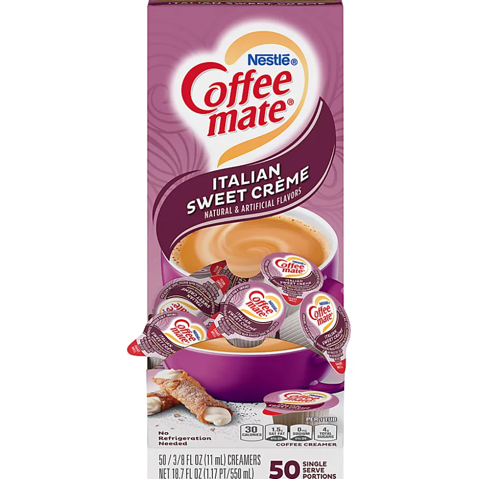 Nestlé® Coffee-mate® Liquid Creamer, Italian Sweet Crème Flavor, 0.375 Oz Single Serve, 50/Pack