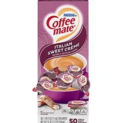 Nestlé® Coffee-mate® Liquid Creamer, Italian Sweet Crème Flavor, 0.375 Oz Single Serve, 50/Pack