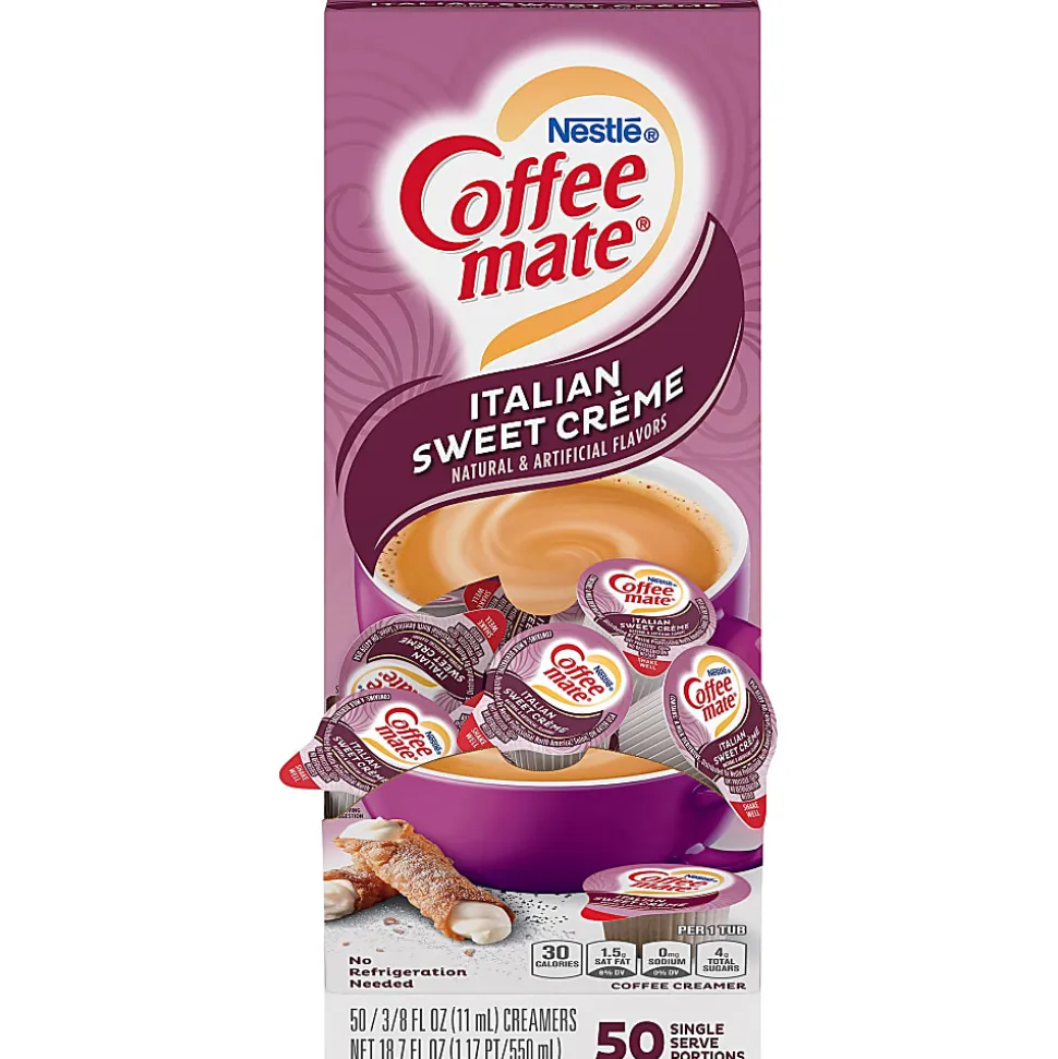 Nestlé® Coffee-mate® Liquid Creamer, Italian Sweet Crème Flavor, 0.375 Oz Single Serve, 50/Pack