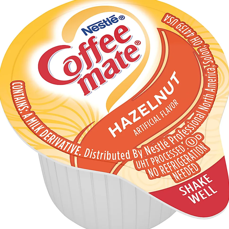 Nestlé® Coffee-mate® Liquid Creamer, Hazelnut Flavor, 0.38 Oz Single Serve, 180/Pack