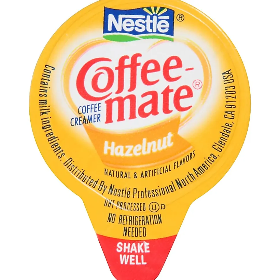 Nestlé® Coffee-mate® Liquid Creamer, Hazelnut Flavor, 0.38 Oz Single Serve, 180/Pack