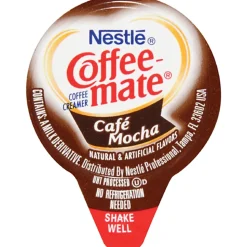 Nestlé® Coffee-mate® Liquid Creamer, Café Mocha Flavor, 0.37 Oz Single Serve, 50/Pack