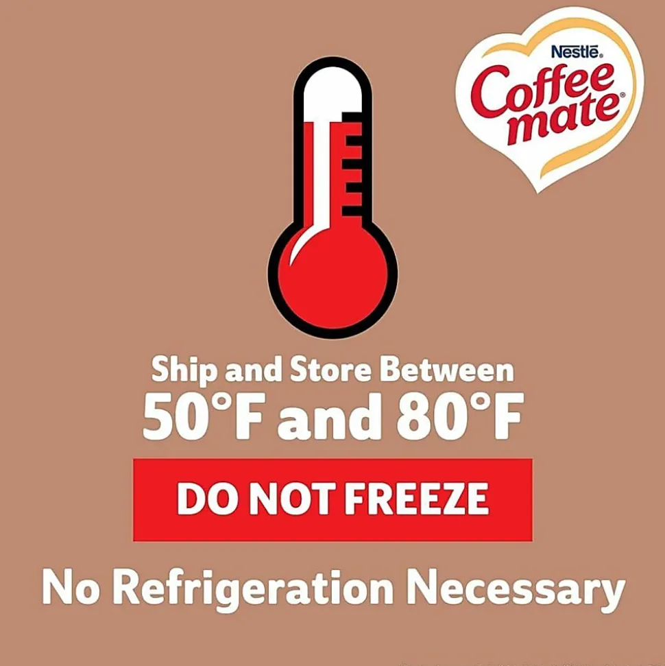 Nestlé® Coffee-mate® Liquid Creamer, Café Mocha Flavor, 0.37 Oz Single Serve, 50/Pack