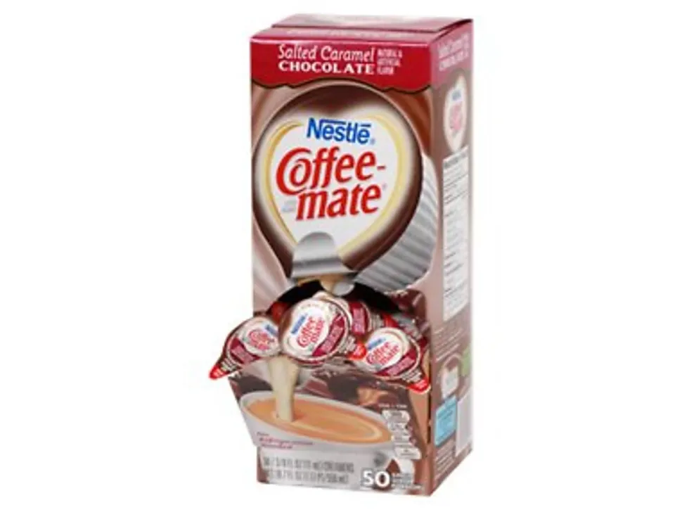 Nestlé® Coffee-mate® Liquid Creamer, Salted Caramel Chocolate Flavor, 0.38 Oz Single Serve, 50/Pack