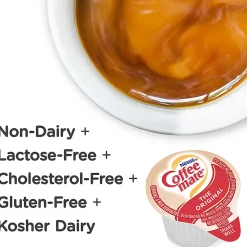 Nestlé® Coffee-mate® Liquid Creamer, Original Flavor, 0.38 Oz Single Serve, 180/Pack