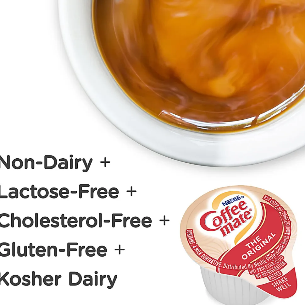 Nestlé® Coffee-mate® Liquid Creamer, Original Flavor, 0.38 Oz Single Serve, 180/Pack