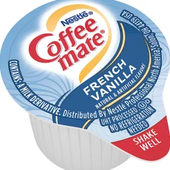 Nestlé® Coffee-mate® Liquid Creamer, French Vanilla Flavor, 0.38 Oz Single Serve, 360/Pack