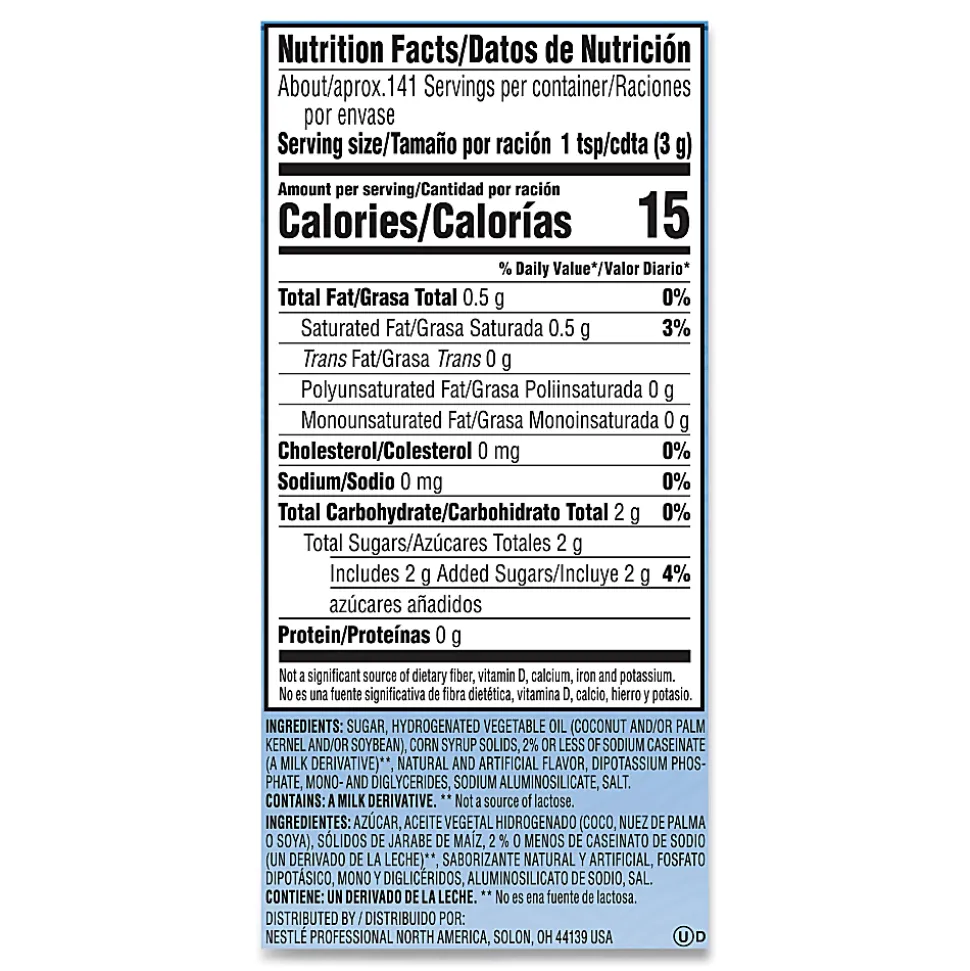 Nestlé® Coffee-mate Powdered Creamer Canister, French Vanilla, 15 Oz