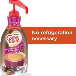 Nestle® Coffee-mate® Liquid Creamer Pump Bottle, Salted Caramel, 50.7 Fl Oz