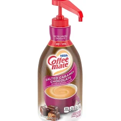 Nestle® Coffee-mate® Liquid Creamer Pump Bottle, Salted Caramel, 50.7 Fl Oz