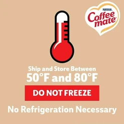 Nestle Coffee mate Single Serve Liquid Creamer, Original Flavor, 0.38 Oz, Carton Of 200