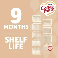 Nestle Coffee mate Single Serve Liquid Creamer, Original Flavor, 0.38 Oz, Carton Of 200
