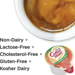 Nestle Coffee mate Sugar Free Hazelnut Creamer Singles, 0.38 Oz, Box Of 50 Singles
