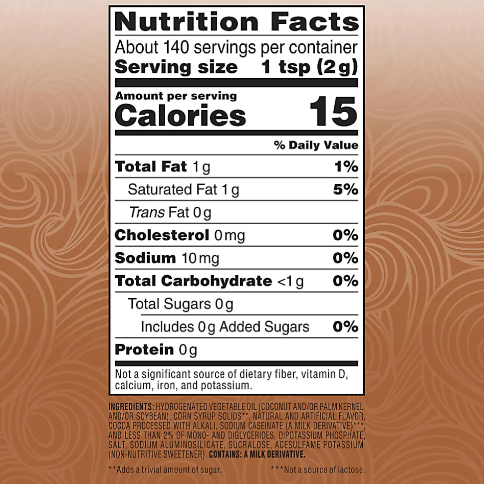 Nestle® Coffee-mate® Sugar-Free Coffee Creamer, 10.2 Oz, Creamy Chocolate