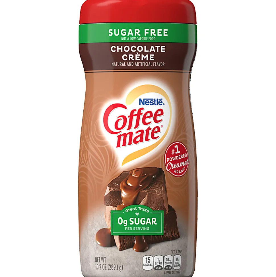 Nestle® Coffee-mate® Sugar-Free Coffee Creamer, 10.2 Oz, Creamy Chocolate