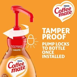 Nestle Professional Solutions Caramel Liquid Concentrate Coffee Creamer, 50.7 Oz, Pump Bottle, 73358