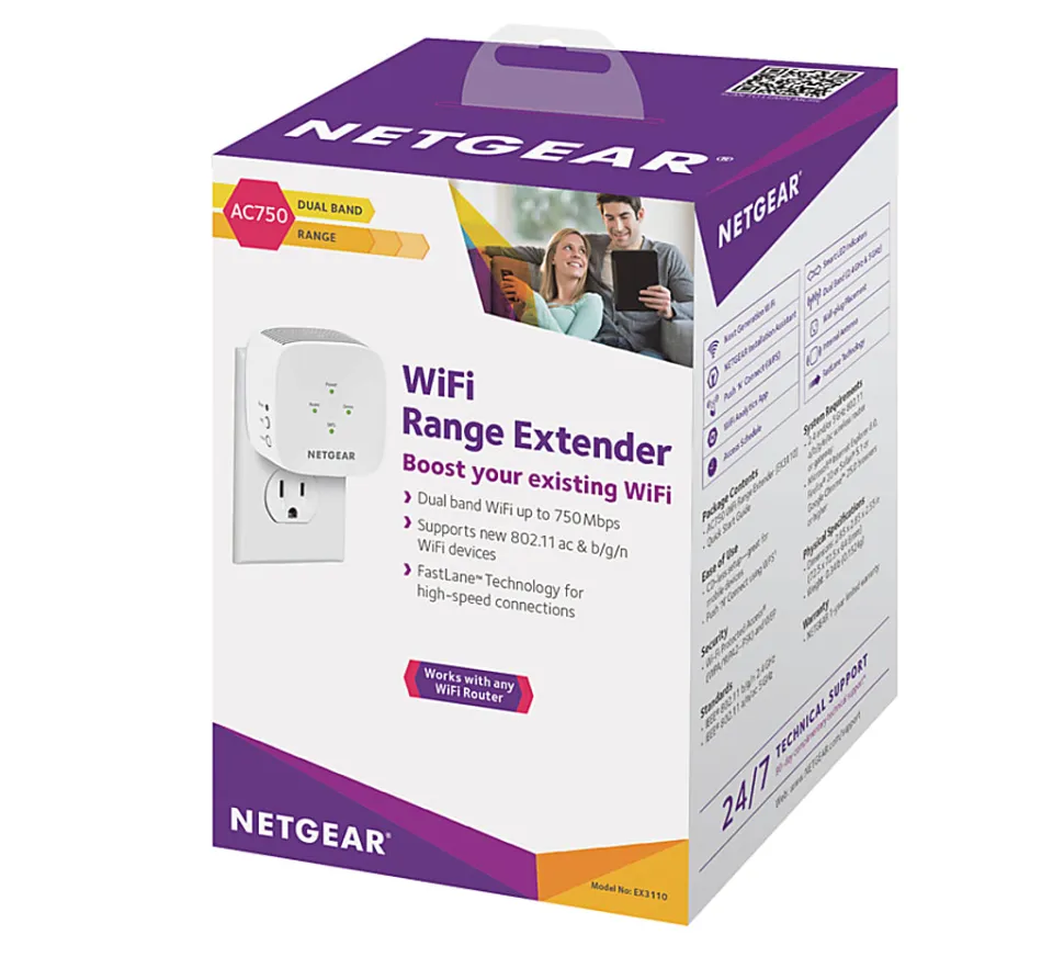 NETGEAR AC750 WiFi Range Extender, EX3110