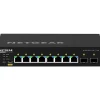 Netgear AV Line M4250 GSM4210PX Ethernet Switch - 8 Ports - Manageable - 10 Gigabit Ethernet - 10GBas - GSM4210PX100NAS
