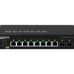 Netgear AV Line M4250 GSM4210PX Ethernet Switch - 8 Ports - Manageable - 10 Gigabit Ethernet - 10GBas - GSM4210PX100NAS