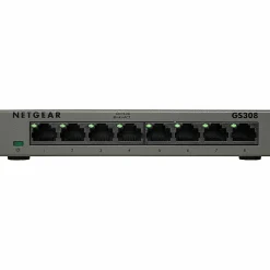 Netgear GS308 Ethernet Switch - 8 Ports - Gigabit Ethernet - 10/100/1000Base-T - 2 Layer Supported - Twisted Pair - GS308300PAS