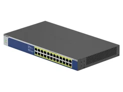 NETGEAR GS524PP - Switch - unmanaged - 24 x 10/100/1000 (PoE+) - desktop, rack-mountable - PoE+ (300 W) - AC 100 - 230 V