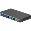 Netgear GS524UP Ethernet Switch - 24 Ports - 2 Layer Supported - 578.80 W Power Consumption - 480 W PoE Budget - GS524UP100NAS