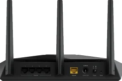 Netgear® Nighthawk AX/5-Stream AX2400 Wi-Fi 6 Router, Black, RAX30-100NAS