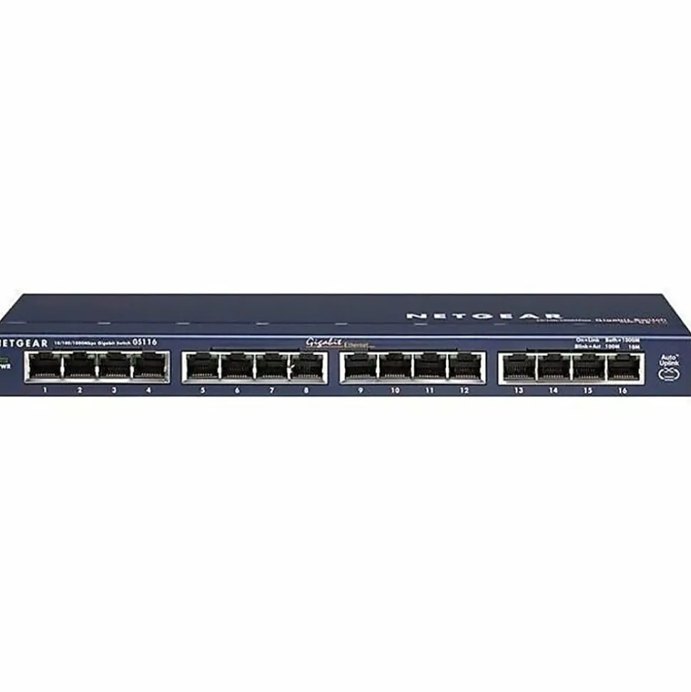 NETGEAR 16-Port Gigabit Unmanaged Switch, GS116